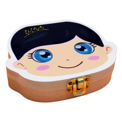 Milchzahnbox Milchzandose Holz Mädchen - 1