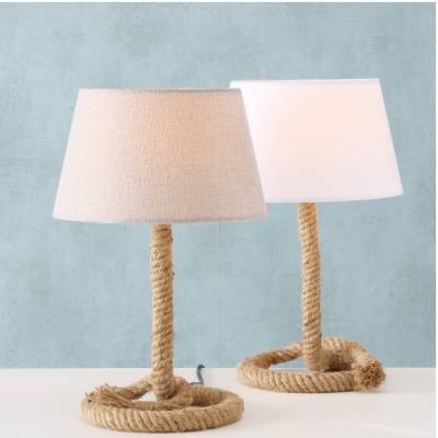 Tischleuchte Toko 40cm  40 Watt  Hellgrau - 1